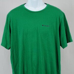 Men's XL Columbia Thistletown Hills Omni-Wick Performance Tee GREEN